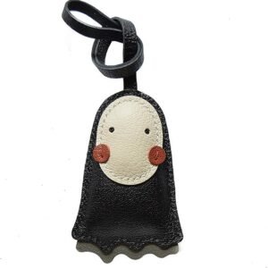 No Face Bag Charm, Black Purse Charms for Handbags, Funny Fashion Bag Accessories Key Charms