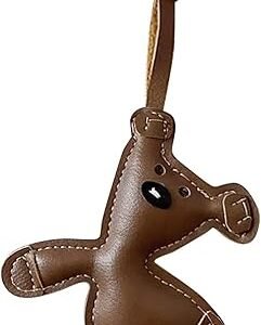 Brown Bear Bag Charm, Cute Bear Charm for Purse Handbags Bag Accessories Car Charms PU Teddy Bears Key Charms