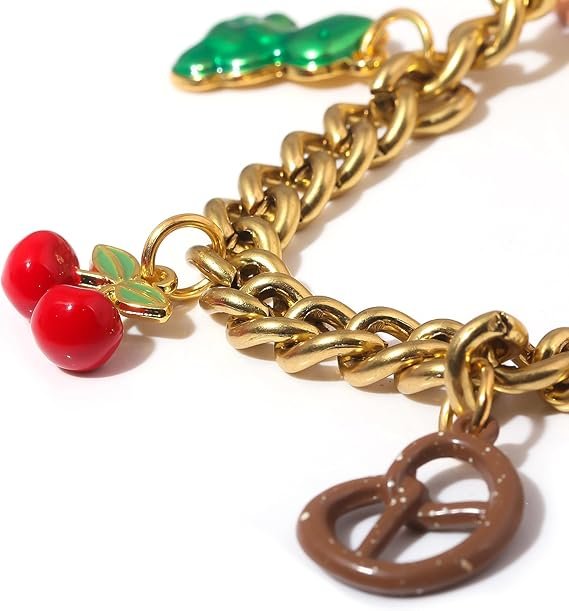 Cherry Keychain-Key Cherry Accessories for Women Cute Bag Charm - Image 3